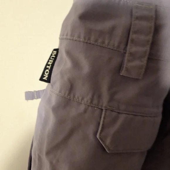 Girls Bib Waterproof Insulated 10 lavender Snowsuit Overalls Burton - Picture 7 of 8